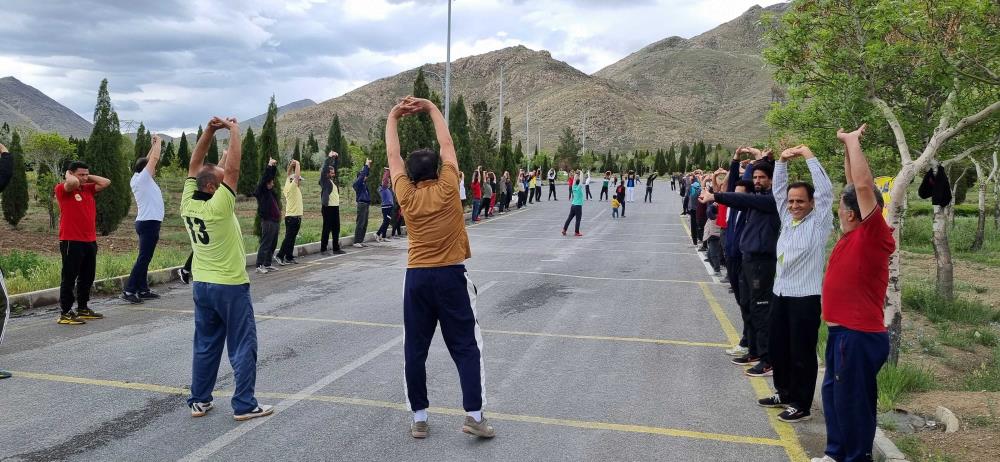 گزارش تصویری از فعالیت ورزشی مسافران نمایندگی پروین اعتصامی اراک