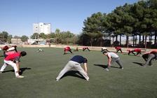 گزارش تصویری از ورزش مسافران نمایندگی امین قم در پارک فدک