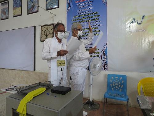 مراسم اهدا شال  مرزبان همسفران آقا  شعب اصفهان توسط دیده بان محترم آقای کامران شریفیان