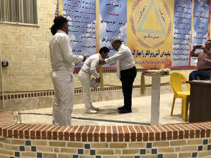 گزارش تصویری از مراسم پیمان و اهدا شال دوره اوّل مرزبانان نمایندگی نایین پنجشنبه 28 مهرماه 1401 