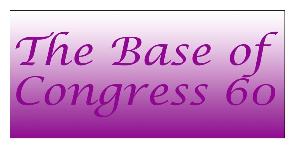 Wednesdays' Workshops: The Base of Congress 60