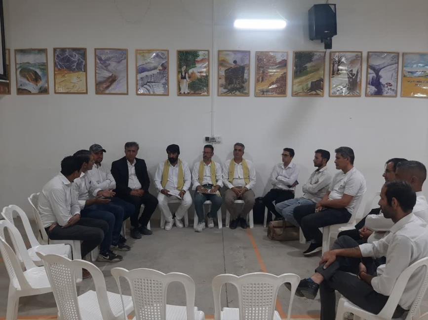 گزارش تصویری از برگزاری جلسه هماهنگی دبیران با گروه مرزبانی