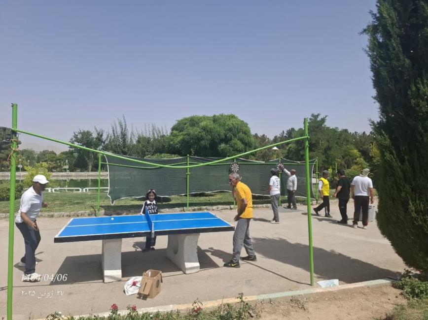 گزارش تصویری از فعالیت های ورزشی پارک ملت شهرضا 
