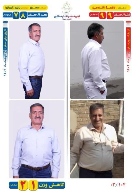 کاهش و افزایش وزن