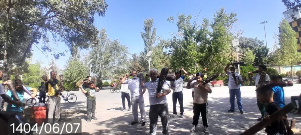 گزارش تصویری از فعالیت مسافران کنگره۶۰ در بوستان ولایت