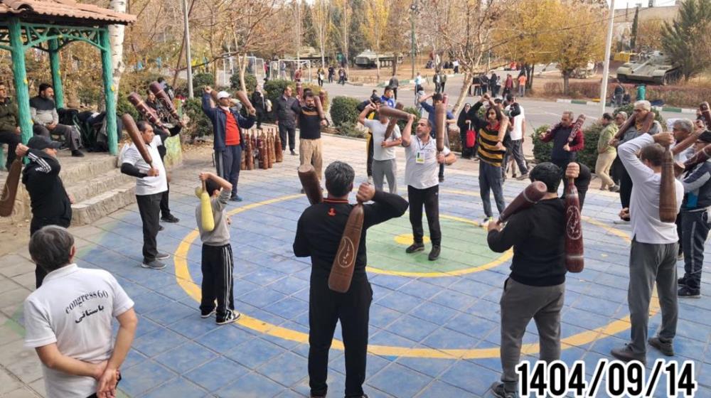 گزارش ورزشی مسافران و همسفران اقا در پارک طالقانی