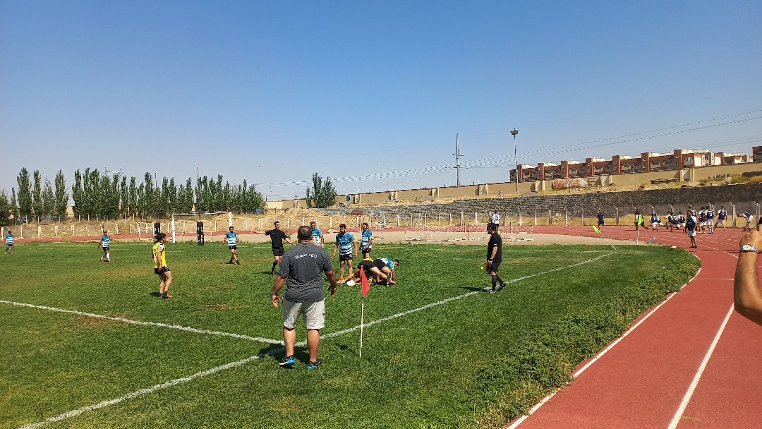 تصویری از مسابقات راگبی